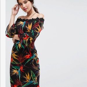 Paper Dolls Off the Shoulder dress